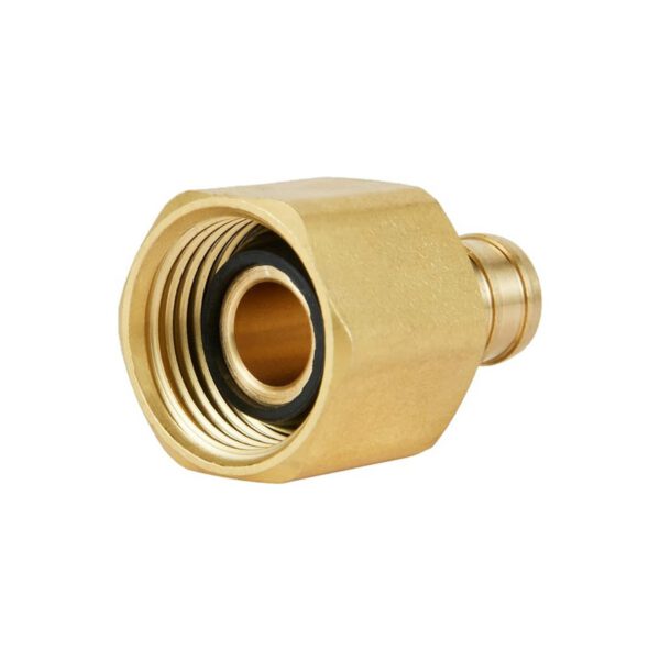 PEX-B Crimp x Female NPT Brass Swivel Adapter (Lead Free) - Image 2