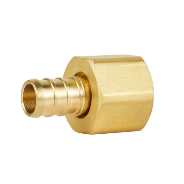 PEX-B Crimp x Female NPT Brass Swivel Adapter (Lead Free) - Image 3
