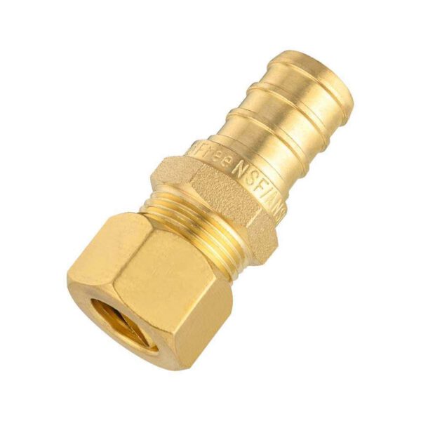 PEX-B Crimp x Compression Straight Adapter (Lead Free) - Image 3