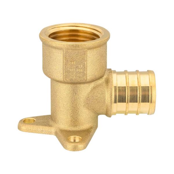 PEX-B Crimp x Female Threaded Drop Ear Elbow (Lead Free) - Image 2