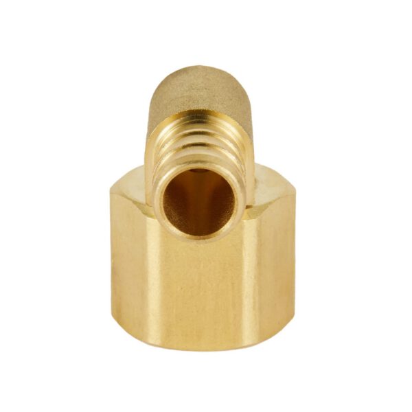 PEX-B Crimp x Female NPT Metal Swivel Elbow (Lead Free) - Image 3