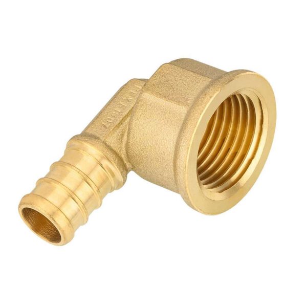 PEX-B Crimp x Female Threaded Elbow (Lead Free) - Image 2