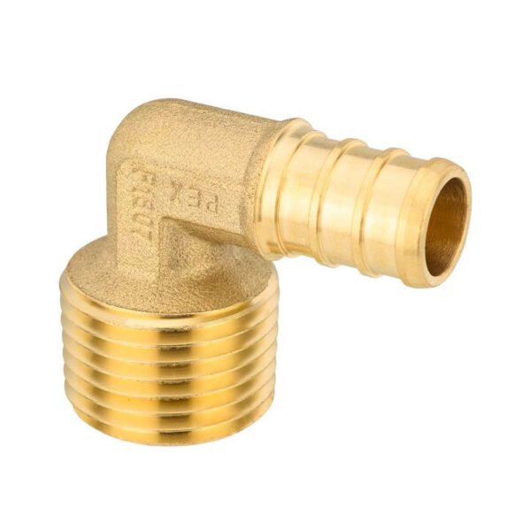 PEX-B Crimp x Male Threaded Elbow (Lead Free) - Image 2