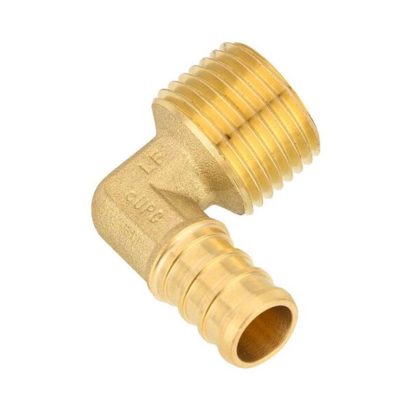 PEX-B Crimp x Male Threaded Elbow (Lead Free) - Image 3
