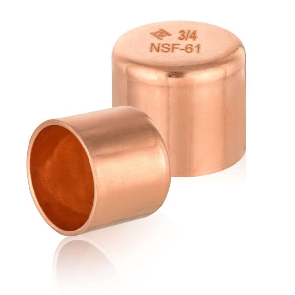 Solder Copper Pipe End Cap (Plug) - Image 2