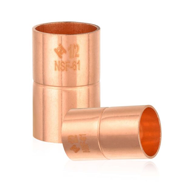 Copper Coupling With Rolled Stop - Image 2