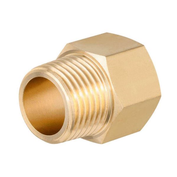 1/2" NPSF X NPSM Brass Fitting Adapter - Image 3