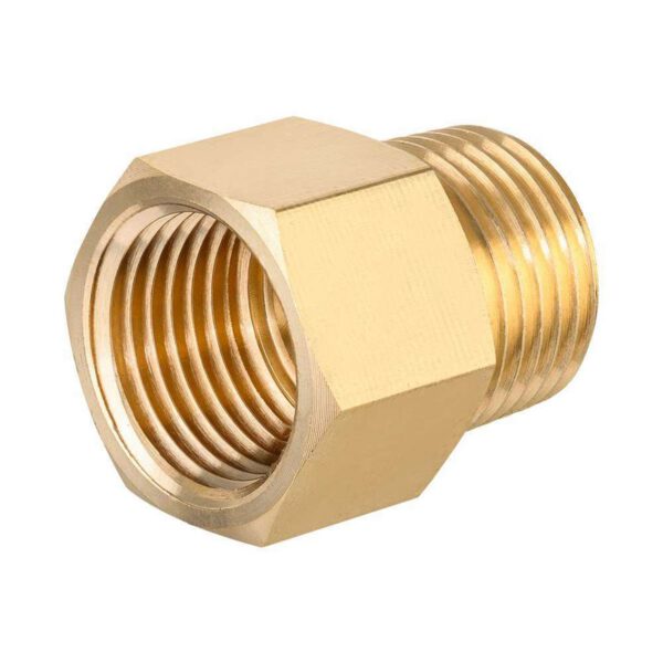 1/2" NPSF X NPSM Brass Fitting Adapter - Image 2