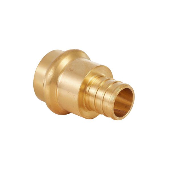Press x PEX Crimp Brass Adapter (Lead Free) - Image 2
