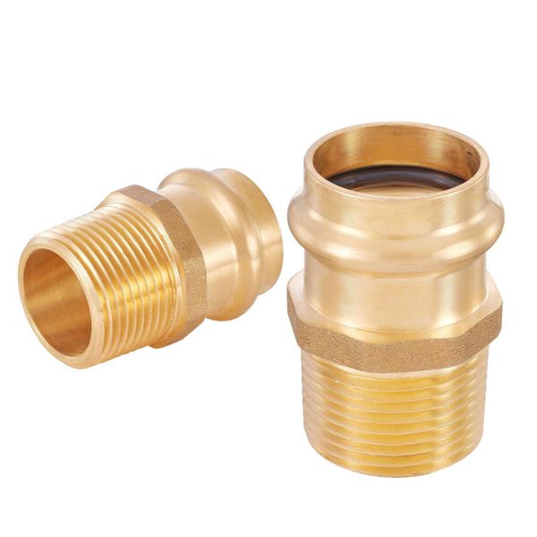 Press x Male Brass Adapter (Lead Free) - Image 2