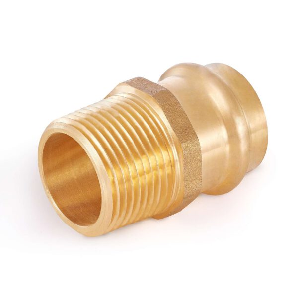 Press x Male Brass Adapter (Lead Free) - Image 3
