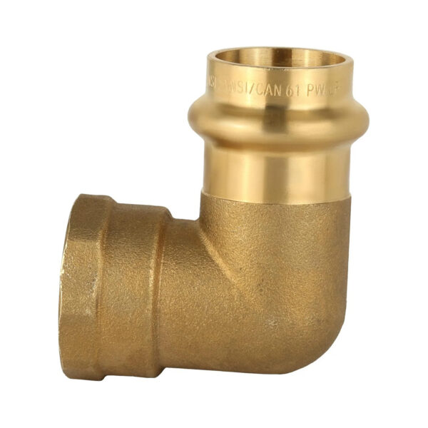 Brass Press X Female Elbow (Lead Free) - Image 3
