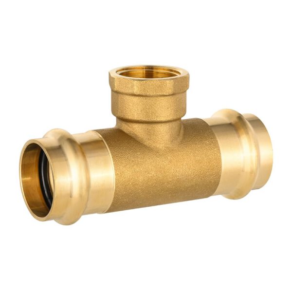 Press X Press X Female Thread Brass Tee (Lead Free) - Image 2