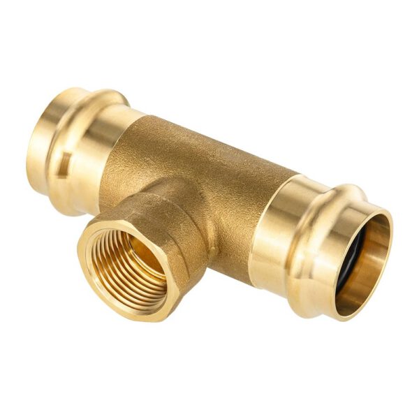 Press X Press X Female Thread Brass Tee (Lead Free) - Image 3