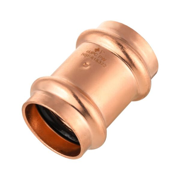 Copper Press Coupling w/Stop (Lead Free) - Image 2