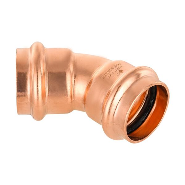 Copper Press 45° Elbow (Lead Free) - Image 3
