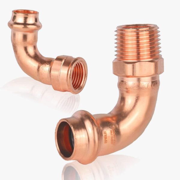 Copper Press x MPT Elbow (Lead Free) - Image 2