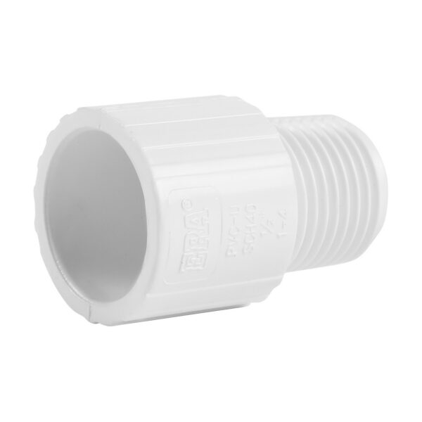 PVC Sch. 40 Male Adapter Fittings (SOC x MIPT) - Image 2