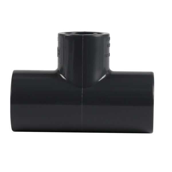 Sch. 80 PVC Reducing Tee (SOC x SOCx SOC) - Image 2