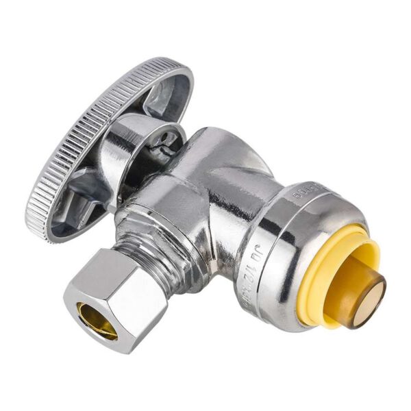 1/4-Turn Push-Fit Angle Stop Valve - Image 2