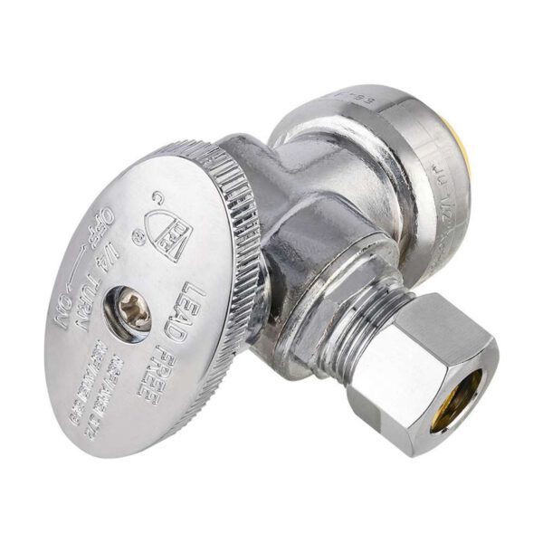 1/4-Turn Push-Fit Angle Stop Valve - Image 3
