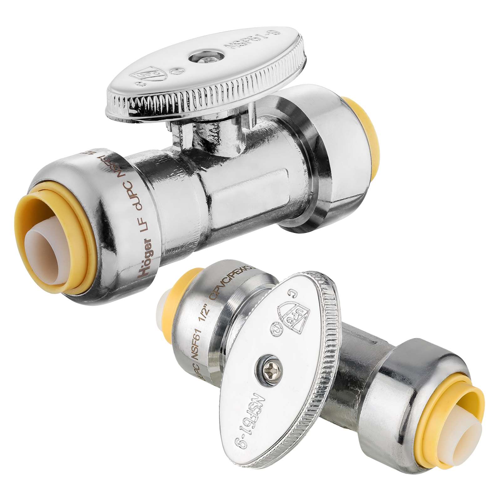 1/4-Turn Push-Fit Straight Stop - Image 2