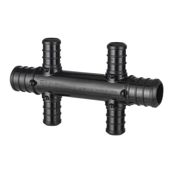 PEX-B Crimp Open Manifold, Opposing ports - Image 2