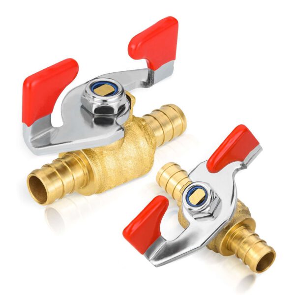 PEX Crimp Butterfly Ball Valve (Lead Free) - Image 3
