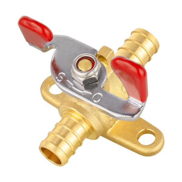 PEX Crimp Drop Ear Butterfly Ball Valve (Lead Free) - Image 2