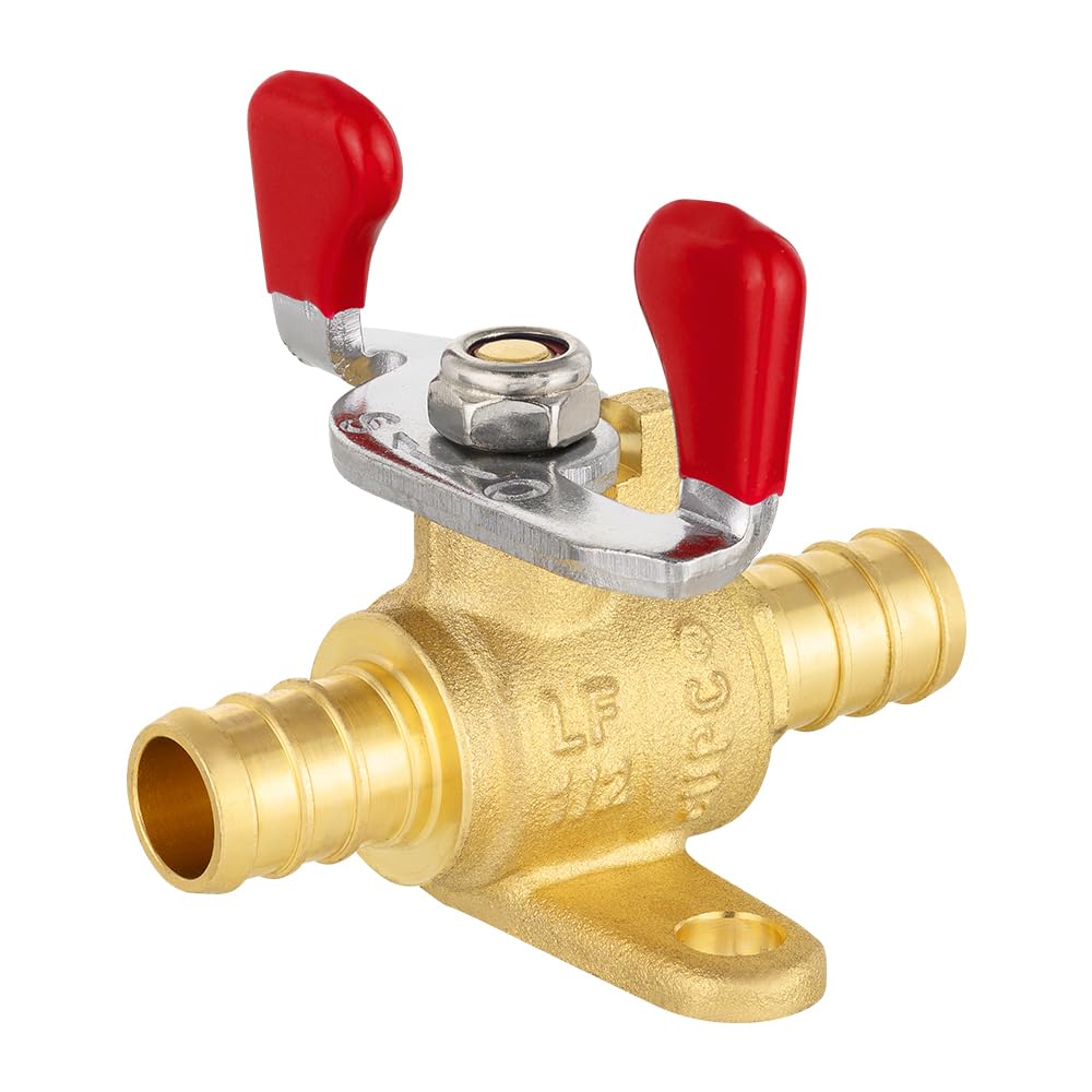 PEX Crimp Drop Ear Butterfly Ball Valve (Lead Free) - Image 3