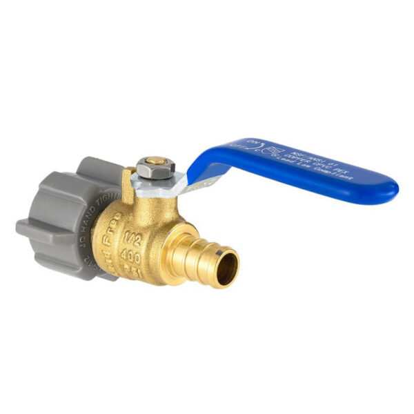 Pex-B Crimp x Female NPT Swivel Ball Valve - Image 3