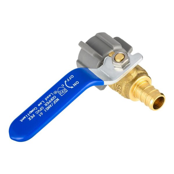 Pex-B Crimp x Female NPT Swivel Ball Valve - Image 3