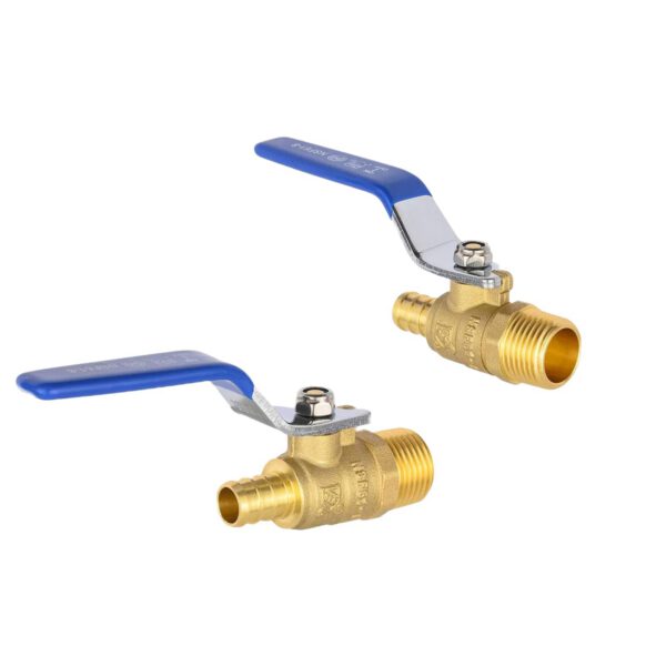 PEX Crimp x MNPT Ball Valve (Lead Free) - Image 2