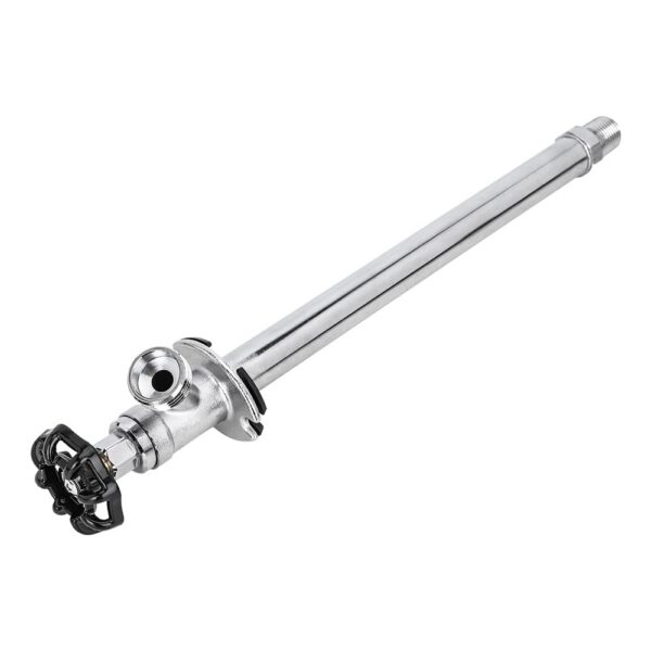 1/2" Push Fit x 3/4" Hose Bibb, Anti Siphon Frost Free Sillcock - Image 2