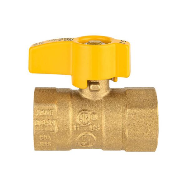 FNPT Gas Valve, Yellow - Image 2