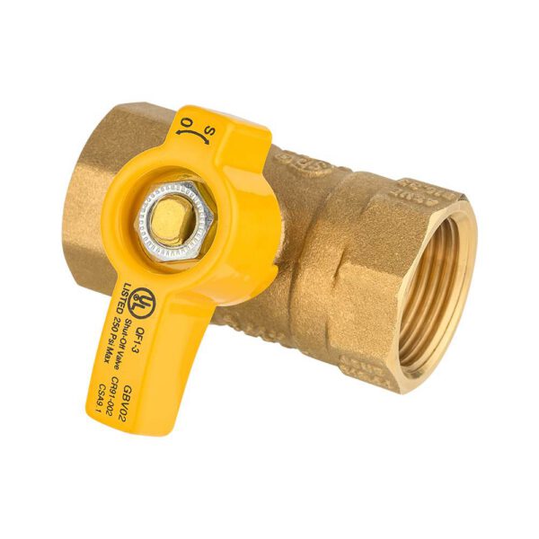 FNPT Gas Valve, Yellow - Image 3
