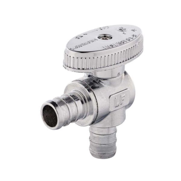 1/4-Turn PEX Crimp Angle Stop Valve - Image 2