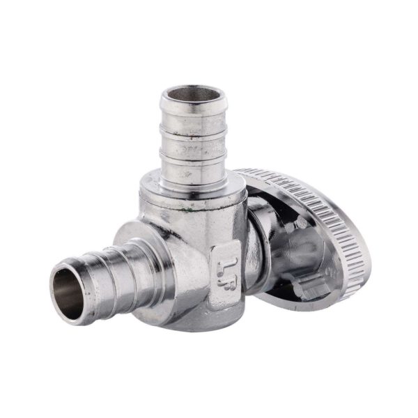 1/4-Turn PEX Crimp Angle Stop Valve - Image 3